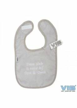 Baby Slabbetje Grijs Opa En Oma | Feestkleding Breda