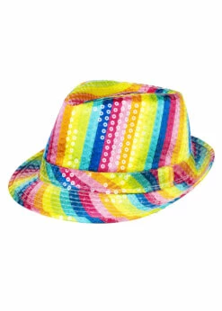 Hoed Popstar Rainbow | Feestkleding Breda