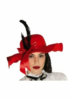 Hoed Rood Dames | Feestkleding Breda