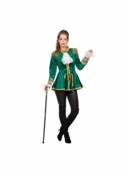 Jas Luxe Markiezin Groen