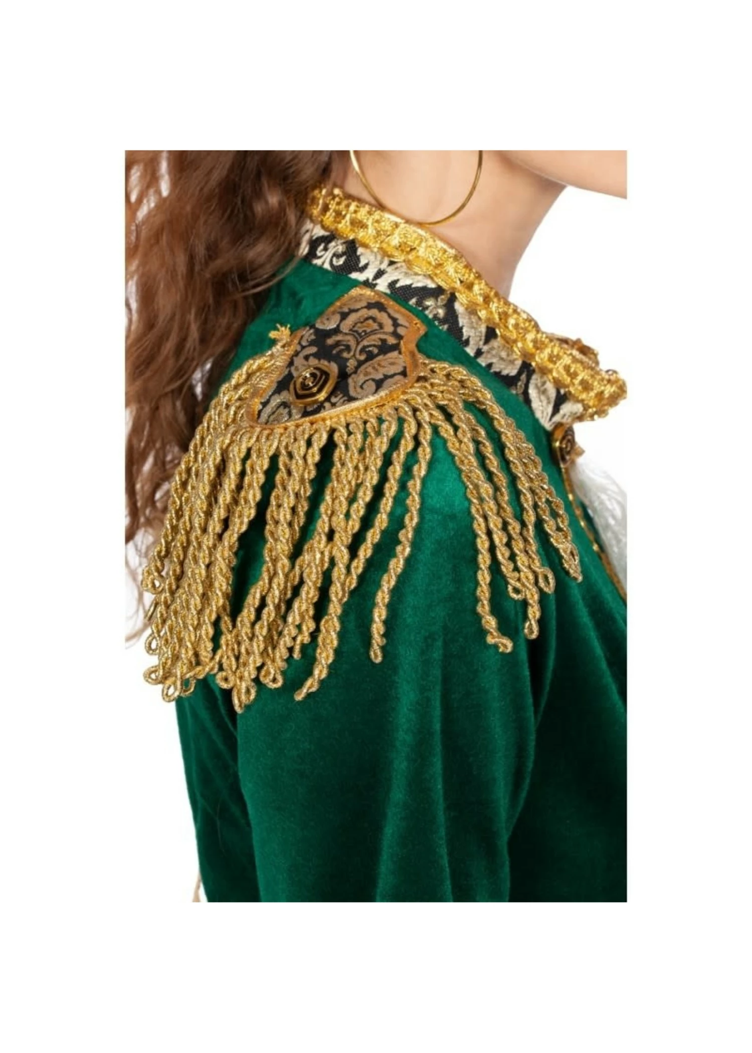 Jas Luxe Markiezin Groen - Afbeelding 4