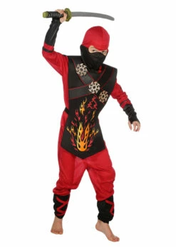 Kostuum Ninja Fire Kind | Feestkleding Breda