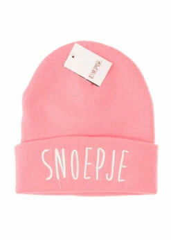 Muts Roze Met Tekst Snoepje | Feestkleding Breda