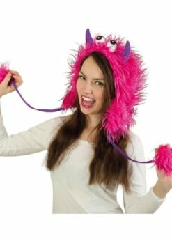 Pluche Muts Pink | Feestkleding Breda