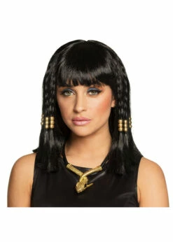 Pruik Cleopatra Met Vlechten En Versiering | Feestkleding Breda