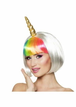 Pruik Kort Unicorn