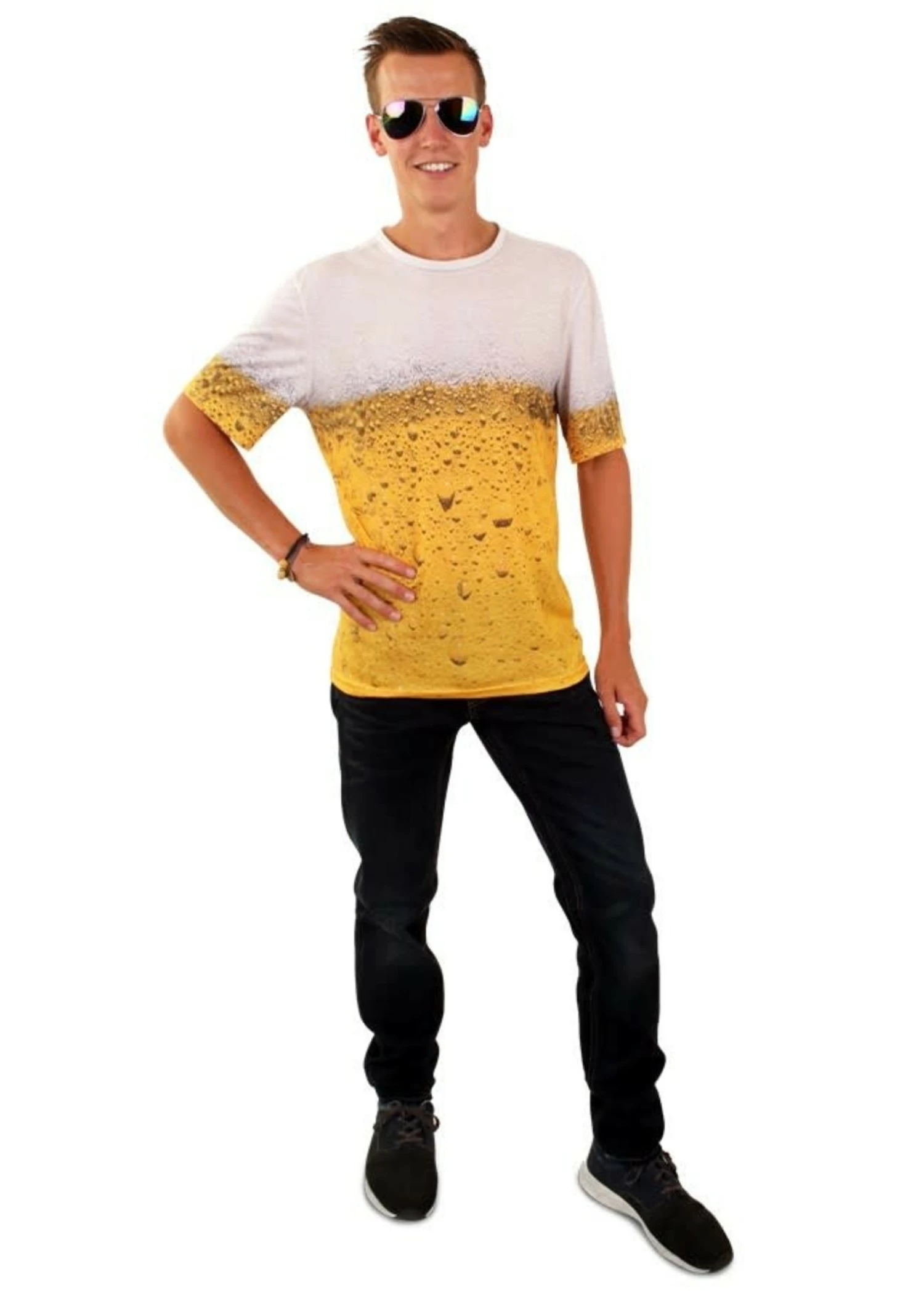 T-shirt Bier Unisex| Feestkleding Breda - Afbeelding 3